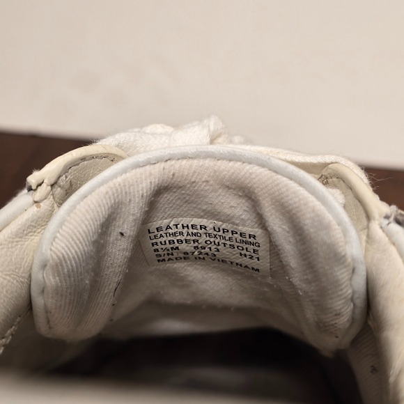 Tory Burch Women's Double T Howell Court Sneakers Size 8.5 M Shoes White Leather - Picture 15 of 16